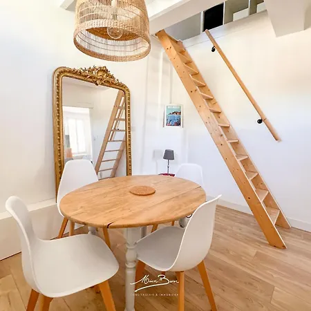 Lo Duplex Climatise Avec Terrasse 4 Couchages Au Coeur De 公寓 土伦